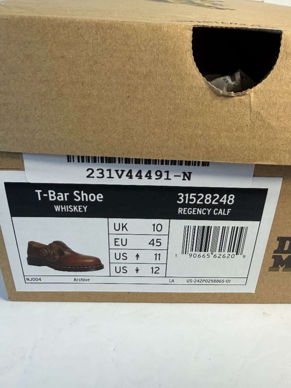 Dr Martens NIB T-Bar shoes M-11 -- L-12 - Picture 11 of 16